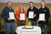 Mike Stuit, Susanne du Bruyn, Luis Faria, Mike Holdaway. 